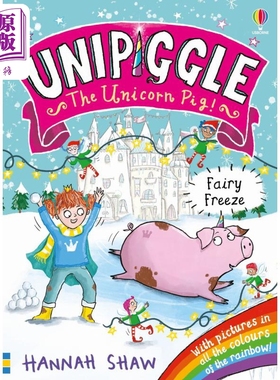 独角猪 仙女不见了Unipiggle Fairy Freeze英文原版 儿童绘本故事 幽默笑话故事书 图画图像小说 进口儿童读物【中商原版】