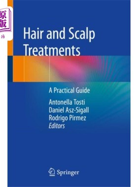 海外直订医药图书Hair and Scalp Treatments 头发和头皮护理