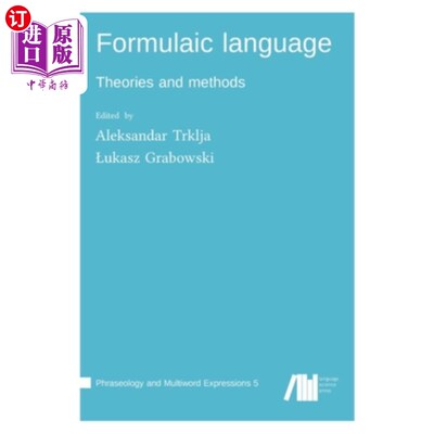 海外直订Formulaic language 公式化的语言