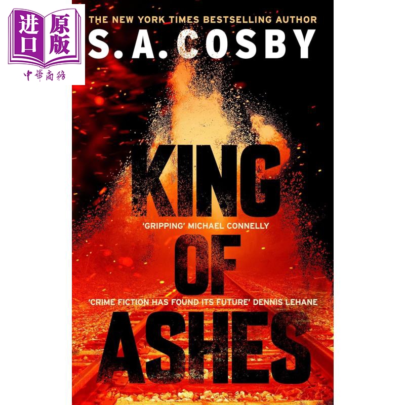 灰烬之王 King of Ashes 英文原版 S A Cosby 畅销流行犯罪小说 悬疑故事【中商原版】