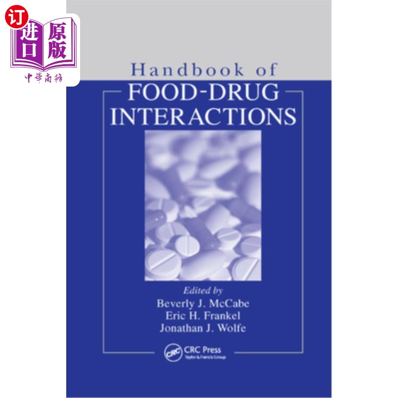 海外直订医药图书Handbook of Food-Drug Interactions 食品-药物相互作用手册