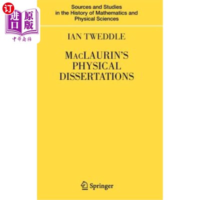 海外直订MacLaurin's Physical Dissertations 麦克劳林的物理论文