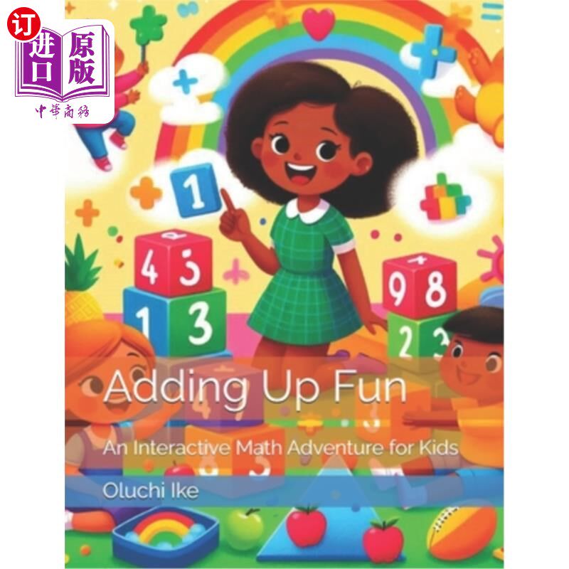 海外直订Adding Up Fun: An Interactive Math Adventure for Kids 加起来的乐趣：一个互动的数学冒险的孩子
