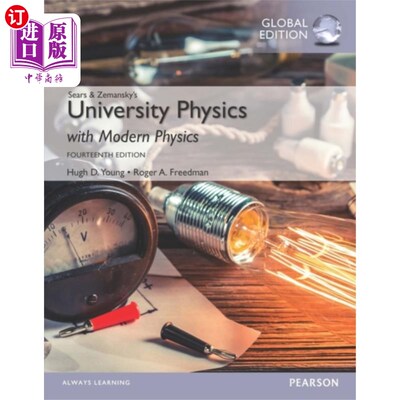 海外直订University Physics with Modern Physics, Volume 2... 大学物理与现代物理，第2卷(Chs. 21-37)，全球版