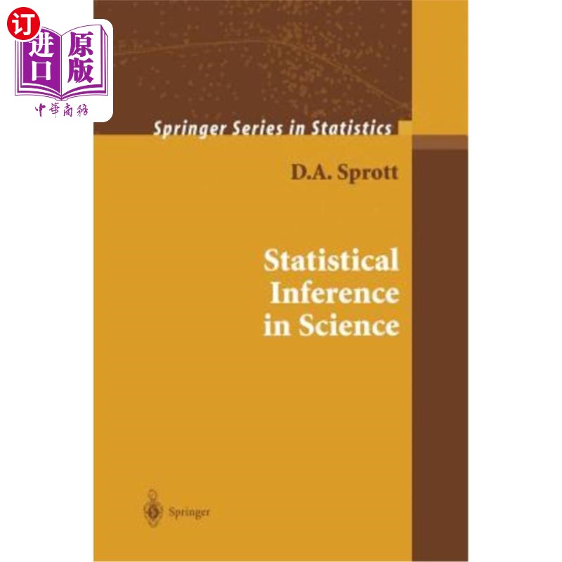 海外直订Statistical Inference in Science 科学中的统计推断