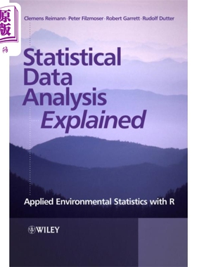 预售 统计数据分析解释 应用环境统计学 Statistical Data Analysis Explained 英文原版 Clemens Reiman wiley【中商原版】
