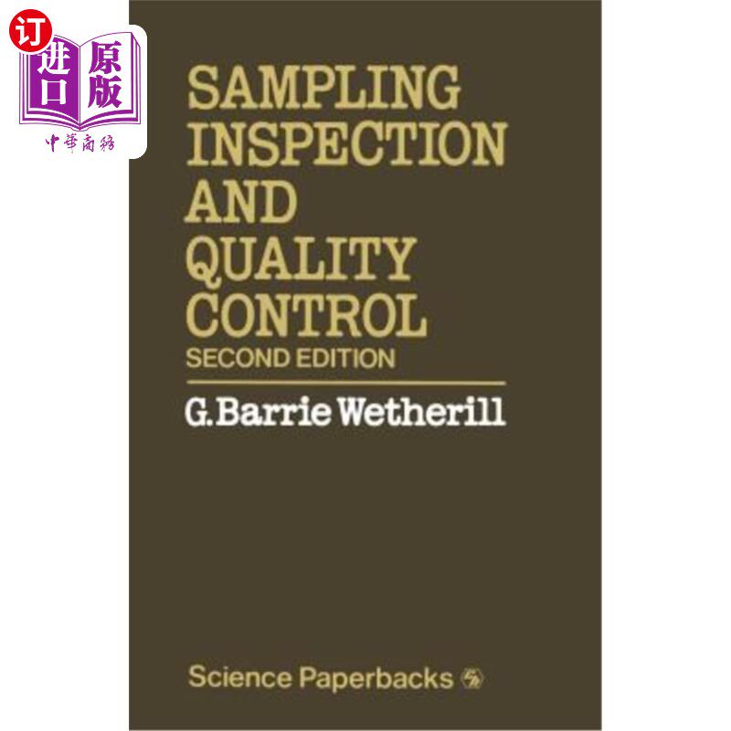 海外直订Sampling Inspection and Quality Control 抽样检验和质量控制