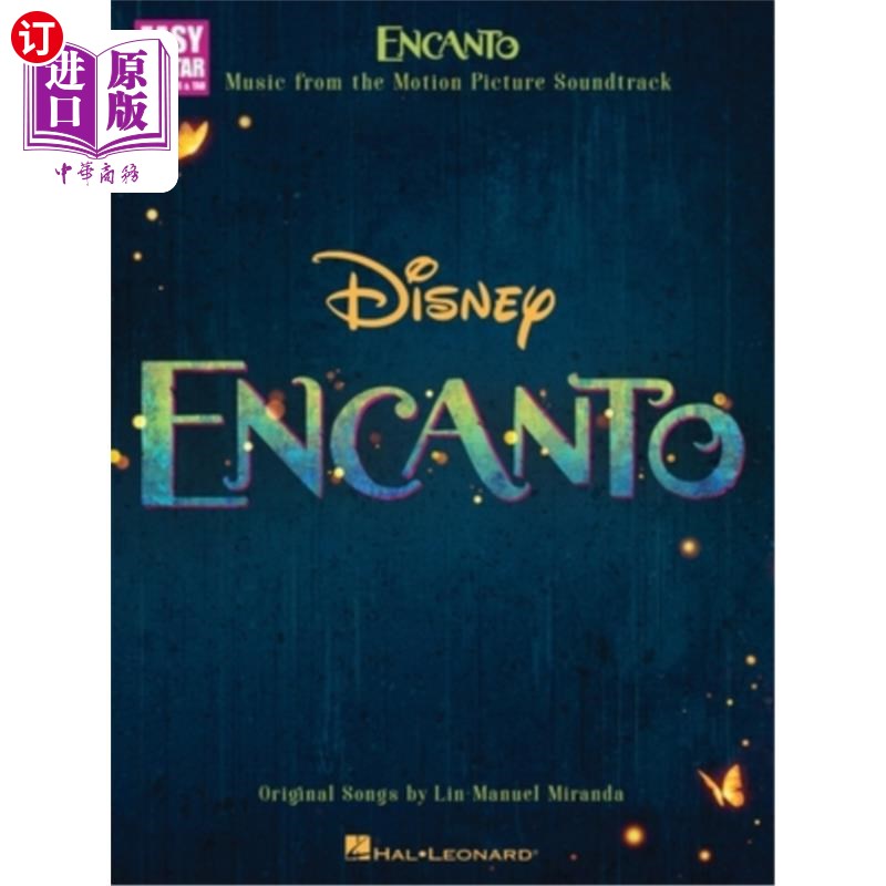 海外直订Encanto - Music from the Motion Picture Soundtrack Arranged for Easy Guitar with Encanto -音乐从电影原