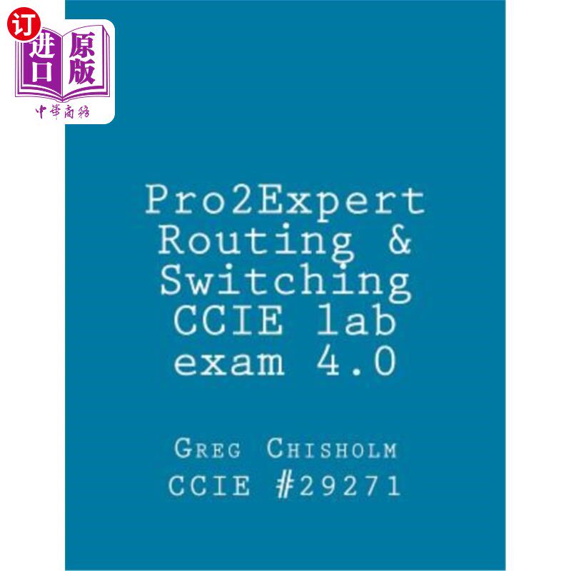 海外直订Pro2Expert CCIE R&S lab 4.0 展品编号CCIE r&d实验室4