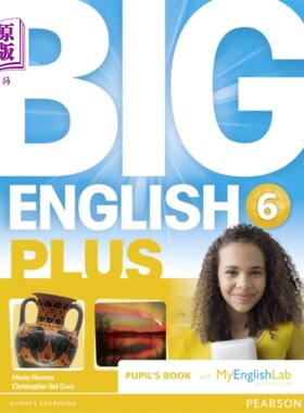 海外直订Big English Plus 6 Pupil's Book with MyEnglishLa... Big English Plus 6小学生用MyEnglishLab访问代码包新版本