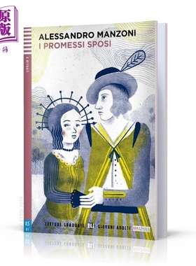 意大利语分级阅读读物 ELI Young Adult Readers Italian B1: I promessi sposi未婚夫 含音频 意大利文原版【中商原版】