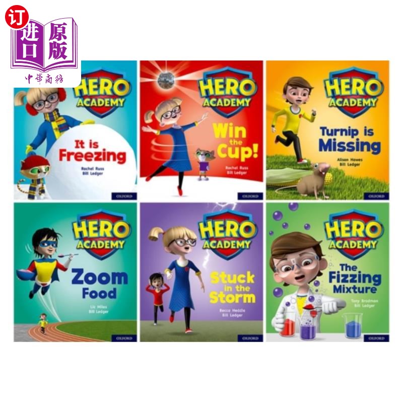 海外直订Hero Academy: Oxford Level 3, Yellow Book Band: ... 英雄学院：牛津三级，黄皮书乐队：班级礼包