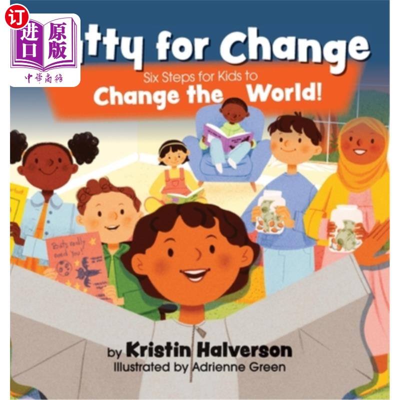 海外直订Batty for Change: Six Steps for Kids to Change the World 为改变而战：孩子们改变世界的六个步骤