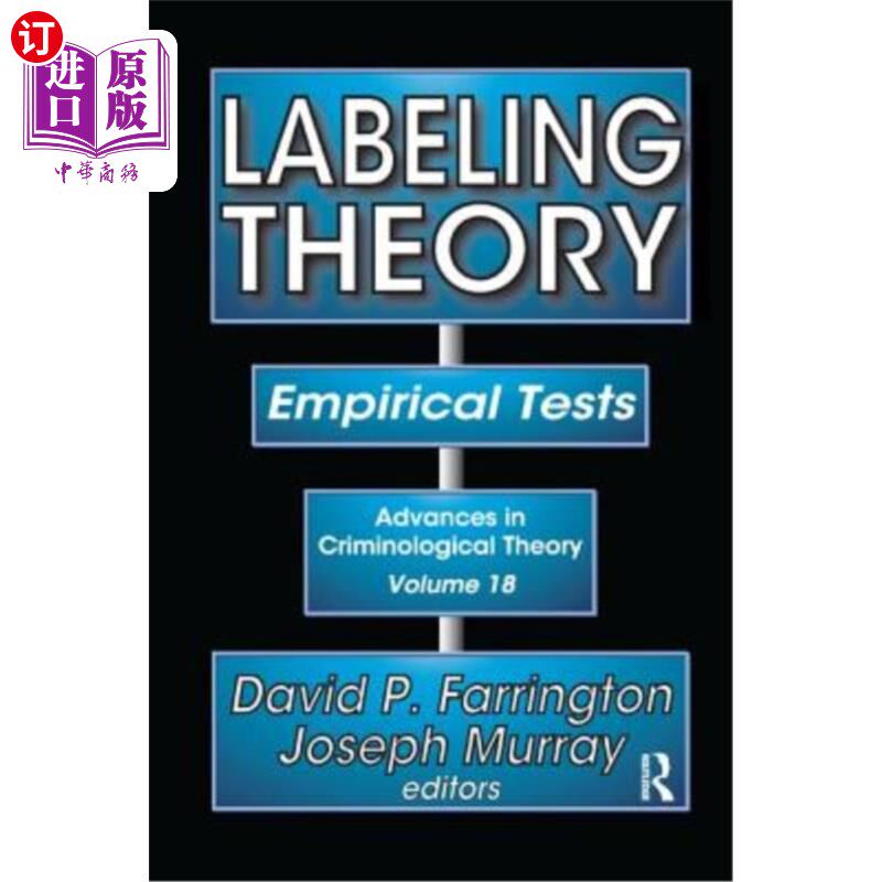 海外直订Labeling Theory: Empirical Tests 标签理论：实证检验