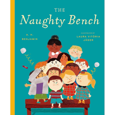 淘气的长条凳英文原版儿童绘本