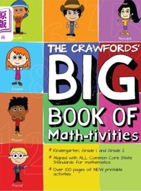 海外直订The Crawfords' Big Book of Math-tivities 克劳福德家的数学大书
