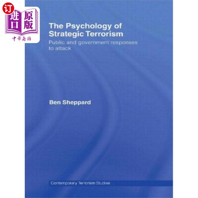 海外直订Psychology of Strategic Terrorism 战略恐怖主义心理学