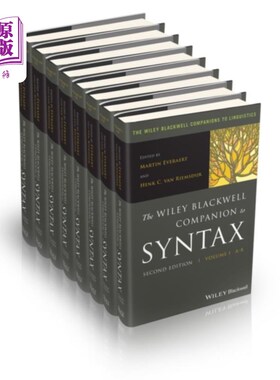 海外直订Wiley Blackwell Companion to Syntax 威利·布莱克威尔语法指南