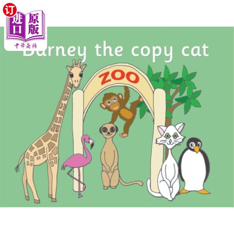 海外直订Barney the copy cat 复制猫巴尼