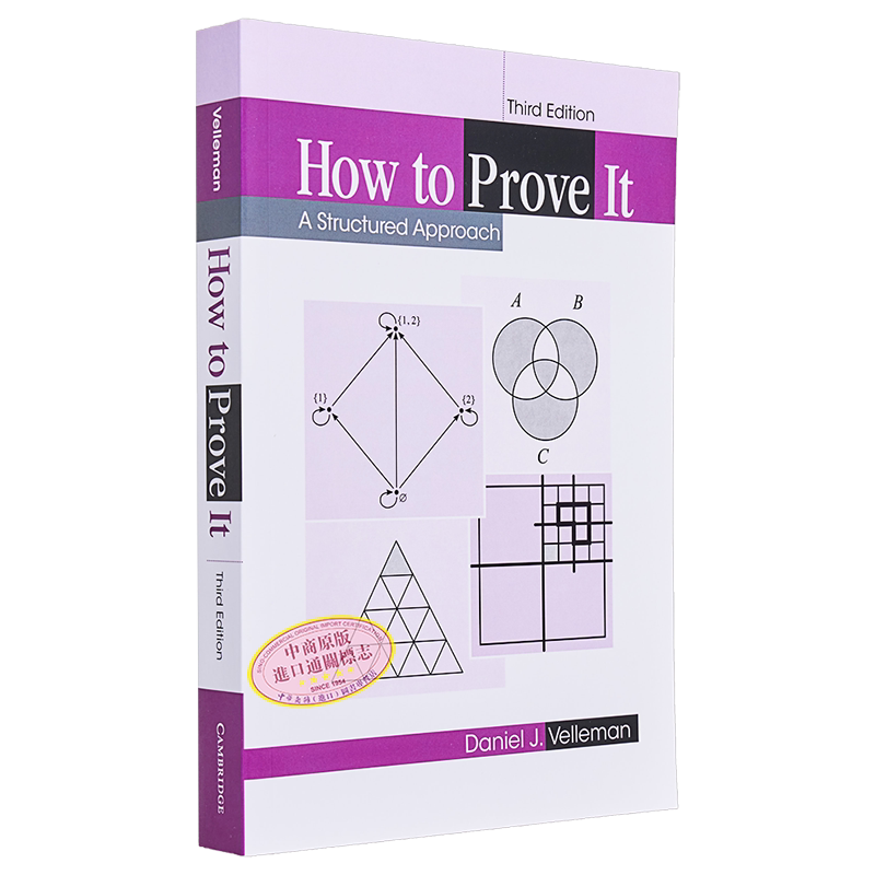 预售 怎样证明数学题 英文原版 How to Prove It 剑桥大学出版社 Daniel J Velleman【中商原版】
