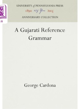 海外直订A Gujarati Reference Grammar 古吉拉特语参考语法