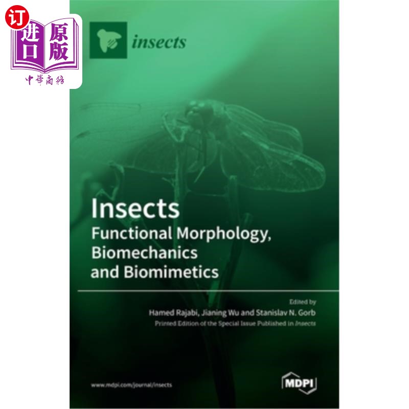 海外直订Insects: Functional Morphology, Biomechanics and Biomimetics 昆虫:功能形态学、生物力学和仿生学