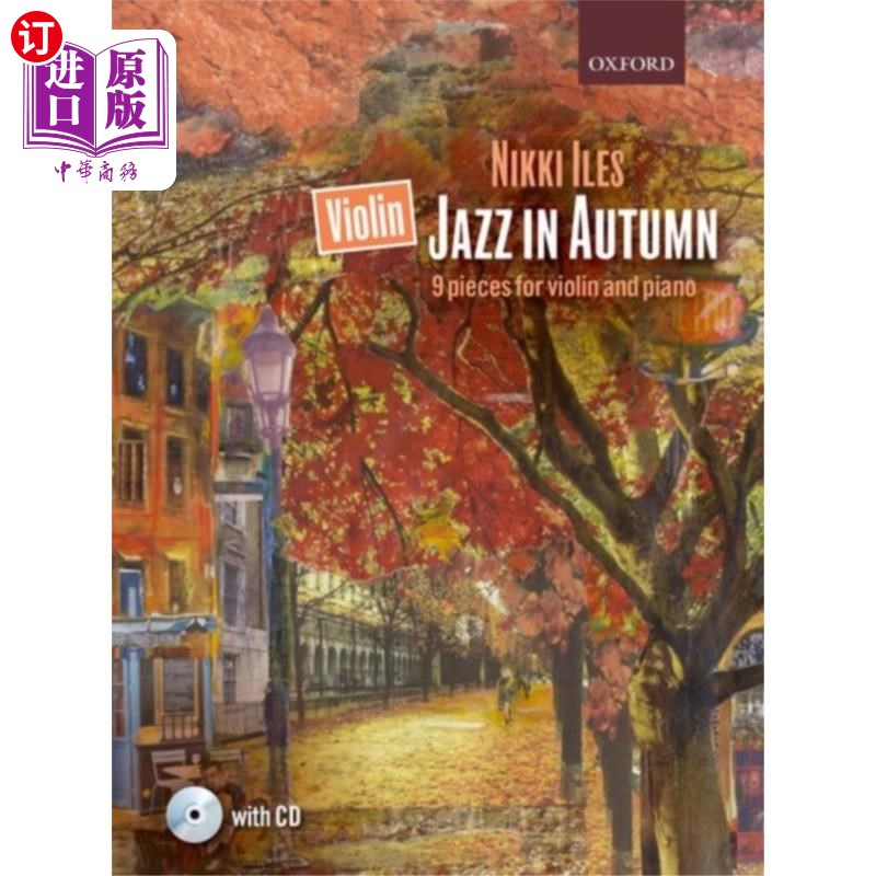 海外直订Violin Jazz in Autumn + CD 秋季小提琴爵士乐+ CD