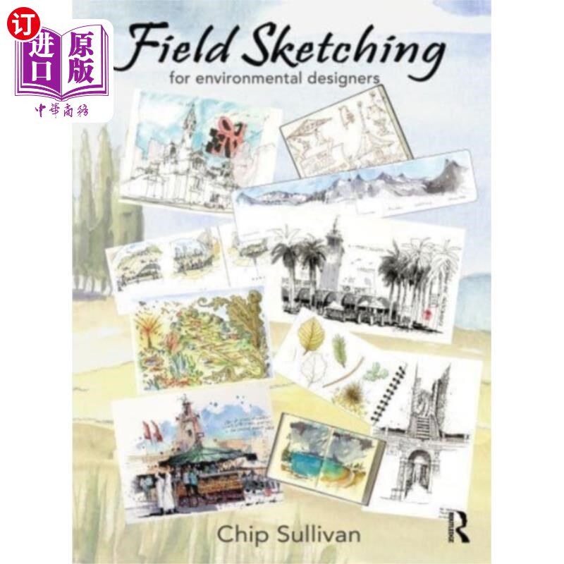 海外直订Field Sketching for Environmental Designers 环境设计师现场素描