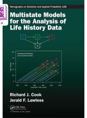 海外直订Multistate Models for the Analysis of Life Histo... 生活史数据分析的多状态模型