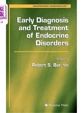 海外直订医药图书Early Diagnosis and Treatment of Endocrine Disorders 内分泌疾病的早期诊断和治疗