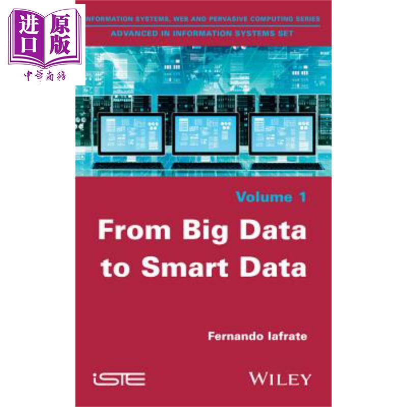 现货 从大数据到智能数据 From Big Data To Smart Data 英文原版Fernando Iafrate 【中商原版】 Wiley