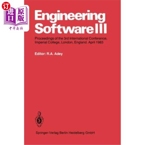 海外直订Engineering Software III: Proceedings of the 3rd International Conference, Imper