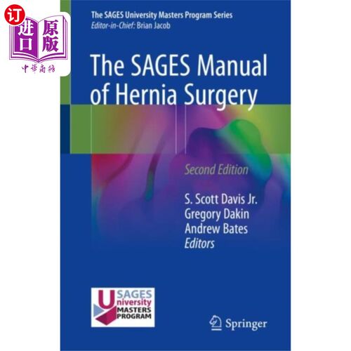海外直订医药图书SAGES Manual of Hernia Surgery 疝气手术手册