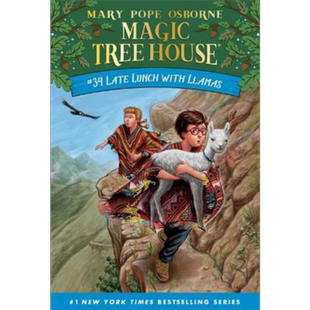 Magic Tree House 34 Late Lunch with Llamas 神奇树屋第一季34 平装 儿童初级章节书 小初文学 6-9岁 英文原版【中商原版】