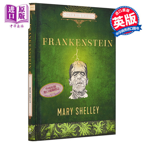 查特威尔经典 弗兰肯斯坦 Frankenstein 英文原版 玛丽 雪莱 Mary Shelley 世界经典文学【中商原版】