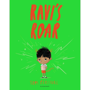 现货 拿韦的怒吼 英文原版 Ravi's Roar 儿童情绪管理绘本 情感宣泄表达【中商原版】