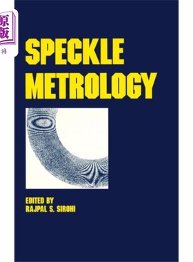 海外直订Speckle Metrology 散斑计量学