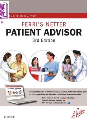 现货 Ferri 奈特病人顾问 第3版 Ferri s Netter Patient Advisor 英文原版 Fred F Ferri【中商原版】Elsevier