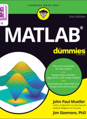 海外直订MATLAB for Dummies 假人的Matlab 2E