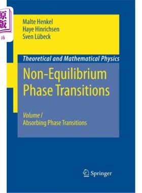 海外直订Non-Equilibrium Phase Transitions: Volume 1: Absorbing Phase Transitions 非平衡相变：第1卷：吸收相变