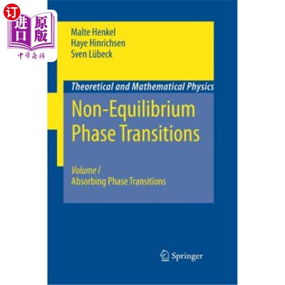 海外直订Non-Equilibrium Phase Transitions: Volume 1: Absorbing Phase Transitions 非平衡相变：第1卷：吸收相变