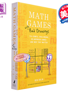 欢乐数学之游戏大闯关 英文原版 Math Games with Bad Drawings Ben Orlin 一本充满