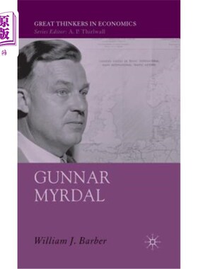 海外直订Gunnar Myrdal: An Intellectual Biography 加纳·默达尔:一本知识分子传记