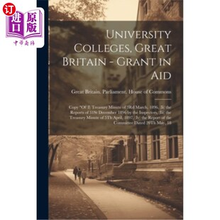 海外直订University Colleges, Great Britain - Grant in Aid: Copy 