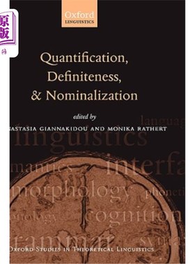 海外直订Quantification, Definiteness, and Nominalization 量化、明确和名物化