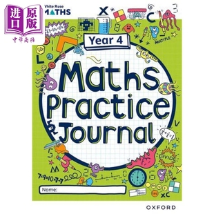Rose Maths Practice 牛津白玫瑰数学练习册 中商原版 White Journals 四年级