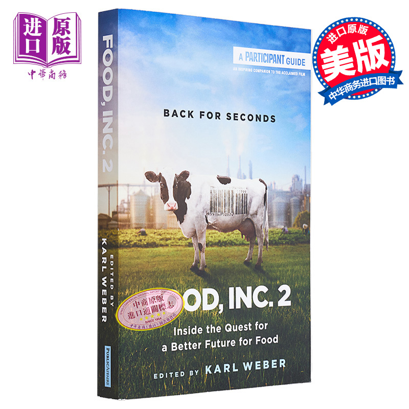 现货 食品公司2 探索食品更美好的未来 Food Inc 2  英文原版 Participant 食品工业 工业技术【中商原版】
