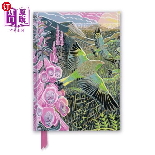 海外直订古英语 Annie Soudain: Foxgloves and Finches (Foiled Jou... 安妮·苏丹:毛地黄和雀类(刊刊)