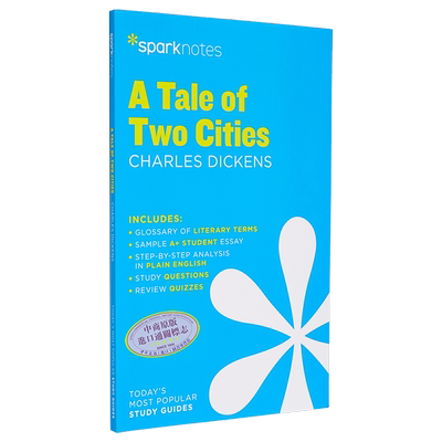 现货 Sparknotes Literature Guide 文学指南 两个城市的故事 A Tale of Two Cities 英文原版 Charles Dickens【中商原版】