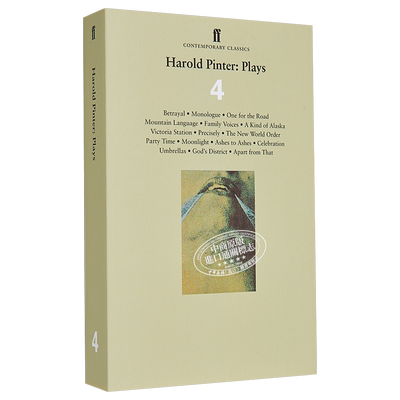哈罗德品特戏剧合集4 诺贝尔文学家得主作品 英文原版 Harold Pinter Plays 4 Contemporary Classics Harold Pinter【中商原